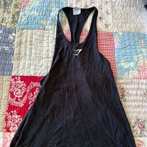 Small black Gym shark tank top!😃